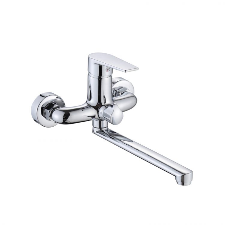 Chrome Zinc Water Tap Single Hole Sink Tap for Kitchen Faucets Mixers and Taps
